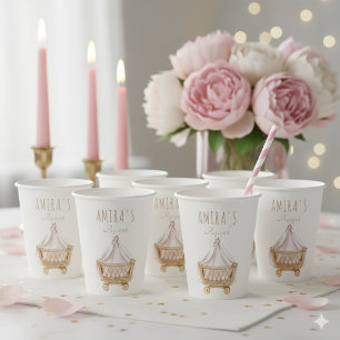 Islamic Aqiqah Paper Cup for Baby Girl