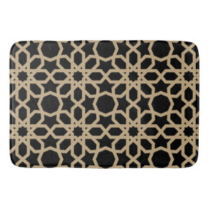 Islamic Arabic Geometric Pattern Design Abstract   Bath Mat