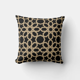 Islamic Arabic Geometric Pattern Design Abstract Cushion