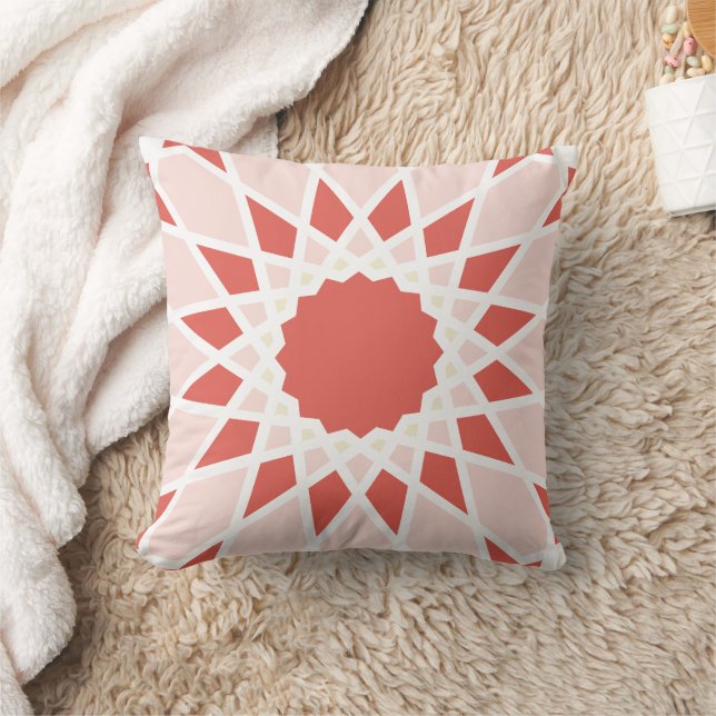Islamic Arabic Moroccan Arabesque Sameles Pattern Cushion (Blanket)