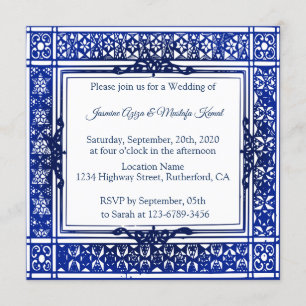 Islamic Arabic Wedding Invitation