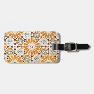 islamic art patterns - 4 luggage tag
