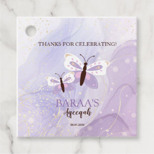 Islamic Baby Girl Aqeeqah Favor Tags