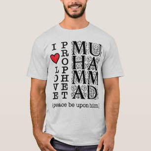 Islamic Clothing I Love Prophet Muhammad ﷺ Tee