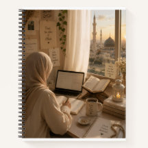 Islamic Deen & Dunya Spiral Notebook