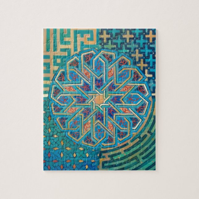 Islamic Design Jigsaw Puzzle (Vertical)