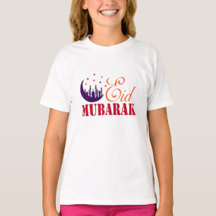 Islamic Eid Greetings - Modern Chic Eid Mubarak T-Shirt