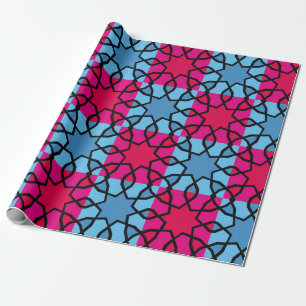 Islamic geometric motifs, which are very niceabstr wrapping paper