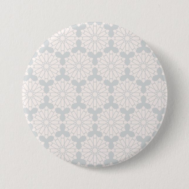 Islamic Geometric Pattern 7.5 Cm Round Badge (Front)