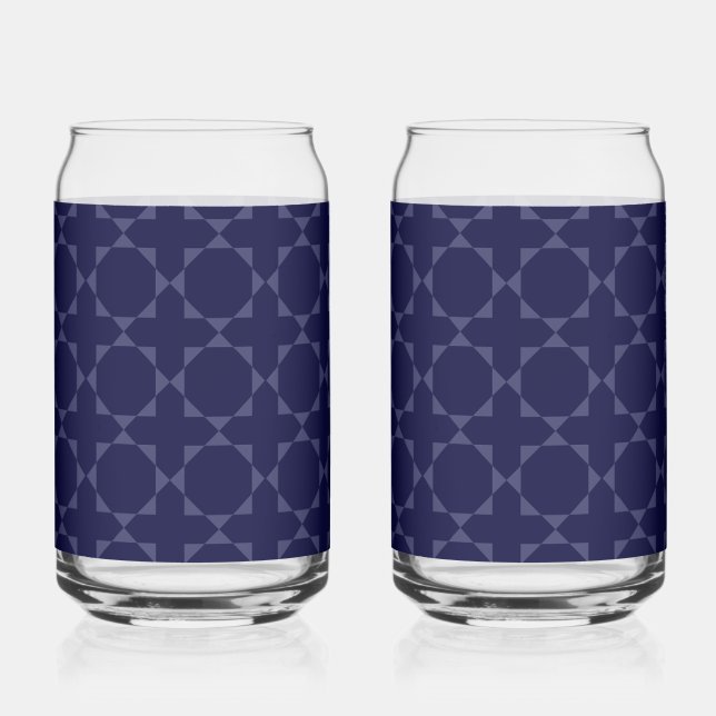  Islamic geometric pattern  Can Glass (Front)