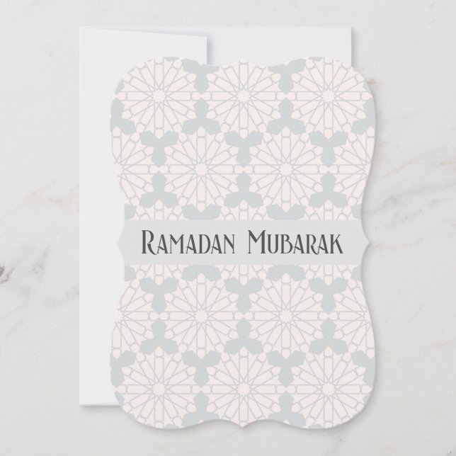 Islamic Geometric Pattern Card (Front)