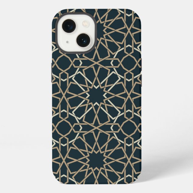 Islamic Geometric Pattern Design Abstract  iPhone Case (Back)