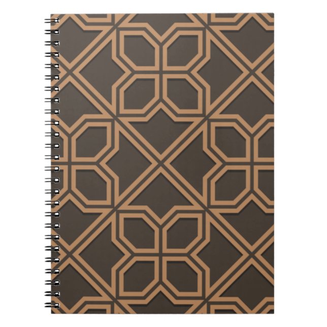 Islamic Geometric Pattern Design  Notebook (Front)