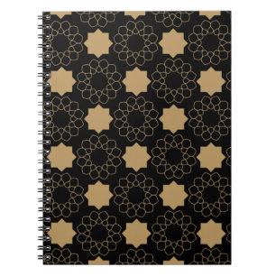 Islamic Geometric Pattern Design Turkish Notebook