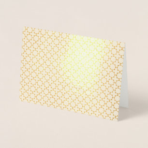  Islamic geometric pattern  Foil Card