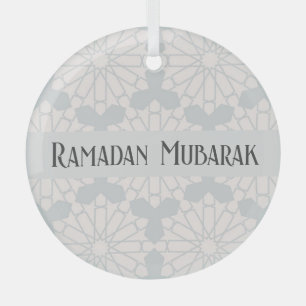 Islamic Geometric Pattern Glass Tree Decoration