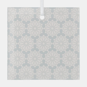 Islamic Geometric Pattern Glass Tree Decoration