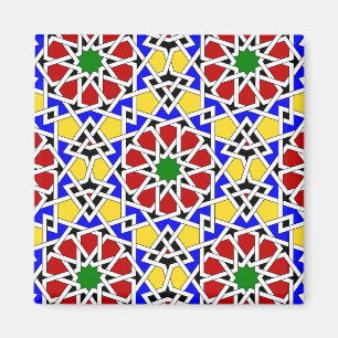 Islamic geometric pattern magnet