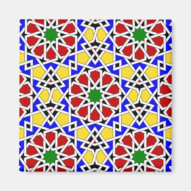 Islamic geometric pattern magnet (Front)