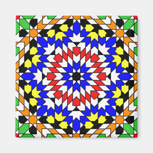 Islamic geometric pattern magnet
