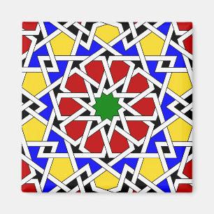 Islamic geometric pattern magnet