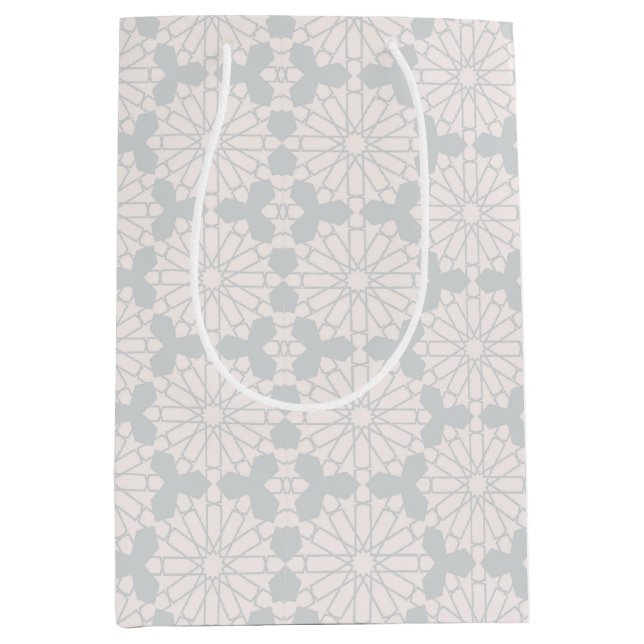 Islamic Geometric Pattern Medium Gift Bag (Front)