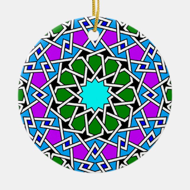Islamic geometric pattern ornament (Front)