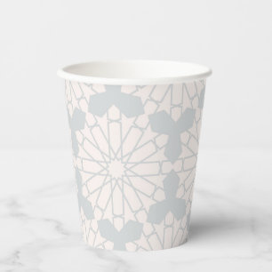 Islamic Geometric Pattern Paper Cups