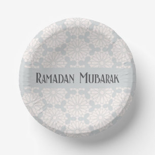 Islamic Geometric Pattern Paper Plate