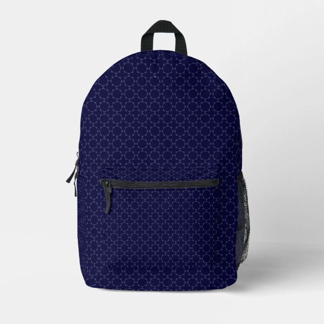  Islamic geometric pattern  Printed Backpack (Front)