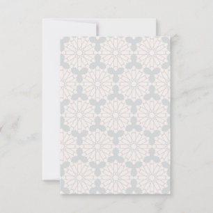Islamic Geometric Pattern RSVP Card