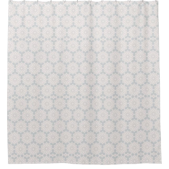 Islamic Geometric Pattern Shower Curtain (Front)