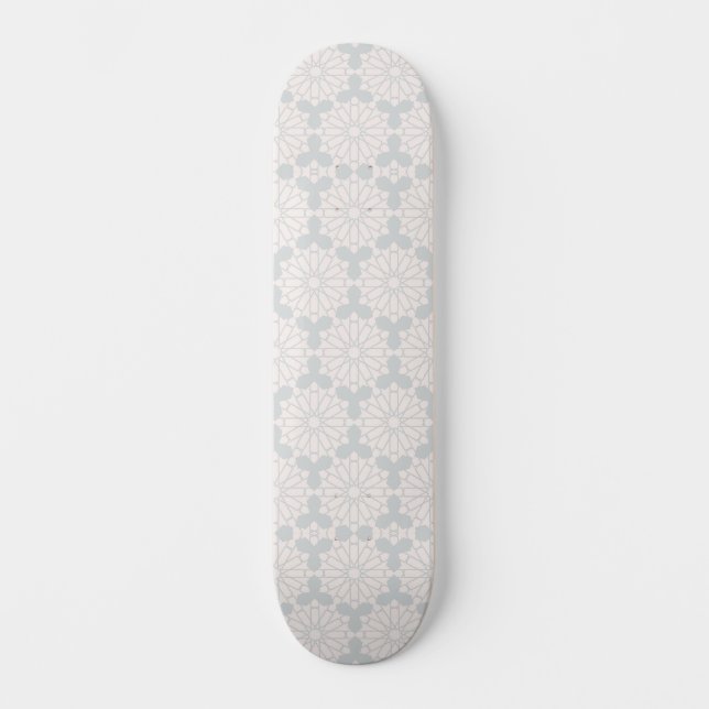 Islamic Geometric Pattern Skateboard (Front)