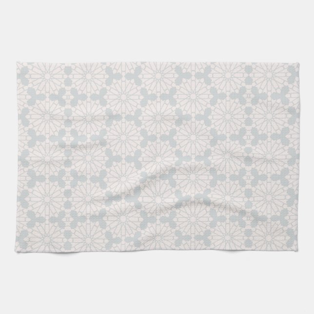 Islamic Geometric Pattern Tea Towel (Horizontal)
