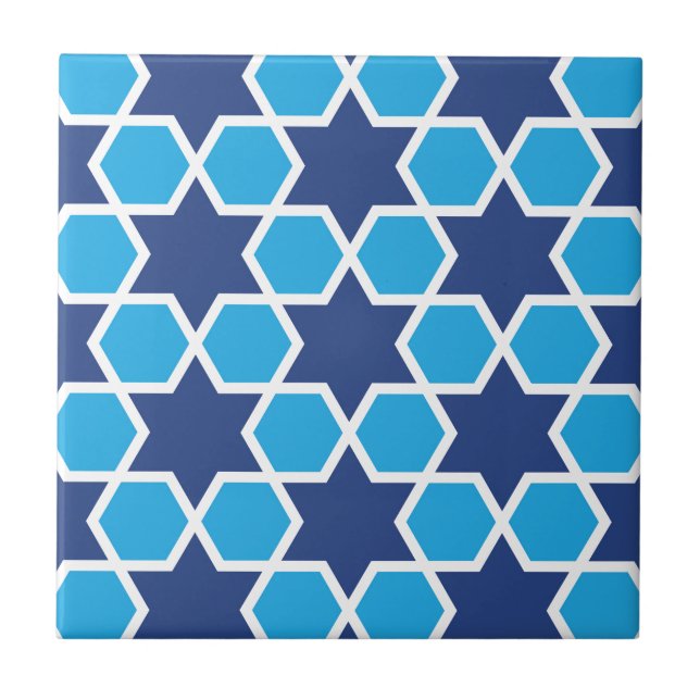 islamic geometric pattern tile (Front)