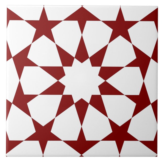 Islamic geometric pattern tile (Front)