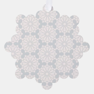 Islamic Geometric Pattern Tree Decoration Card