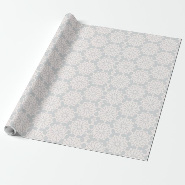 Islamic Geometric Pattern Wrapping Paper (Unrolled)
