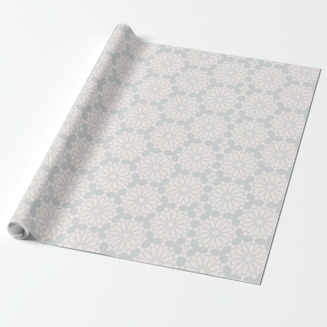 Islamic Geometric Pattern Wrapping Paper (Unrolled)