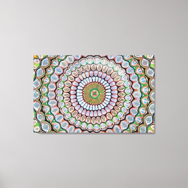Islamic geometric patterns canvas print (Front)