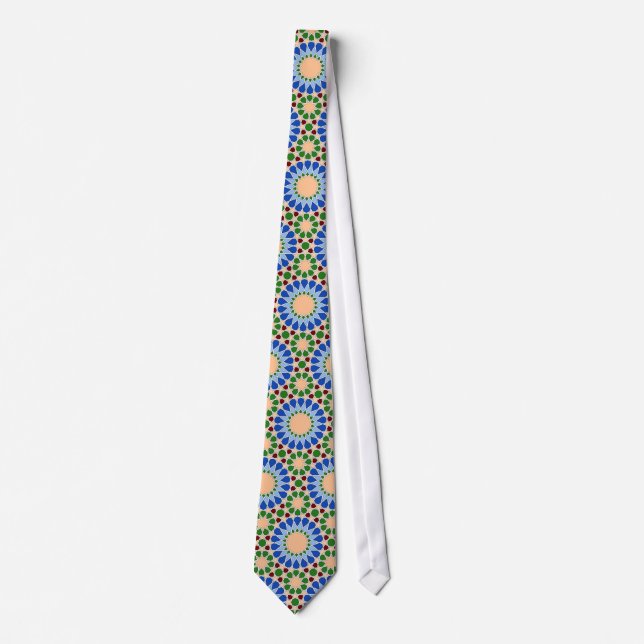 Islamic geometric patterns tie (Front)