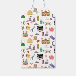 Islamic Gift Tags Eid, Mubarak Celebrations