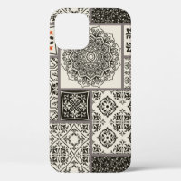 Islamic Majolica Pottery Tile Pattern