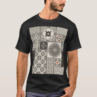 Islamic Majolica Pottery Tile Pattern T-Shirt