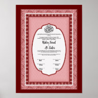 Islamic marriage certificate,