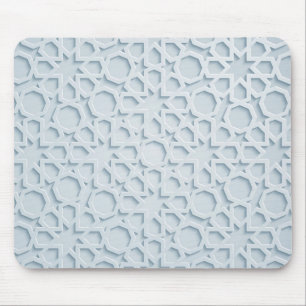 islamic moroccan geometric pattern mousepad