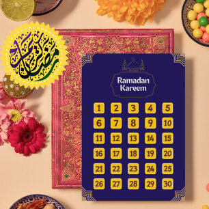 Islamic Ramadan Decoration: Modern Calendar Design Invitation