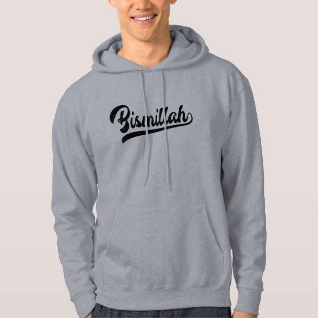 Islamic Sign Bismillah Hoodie (Front)