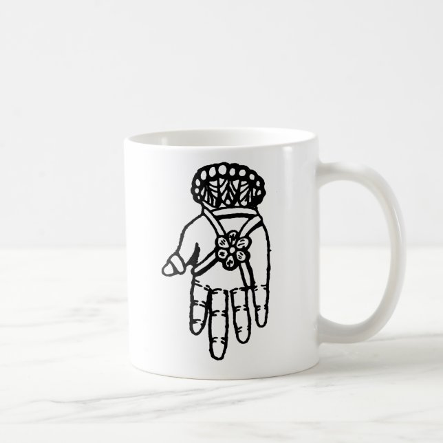 Islamic Symbol: Hamsa Coffee Mug (Right)
