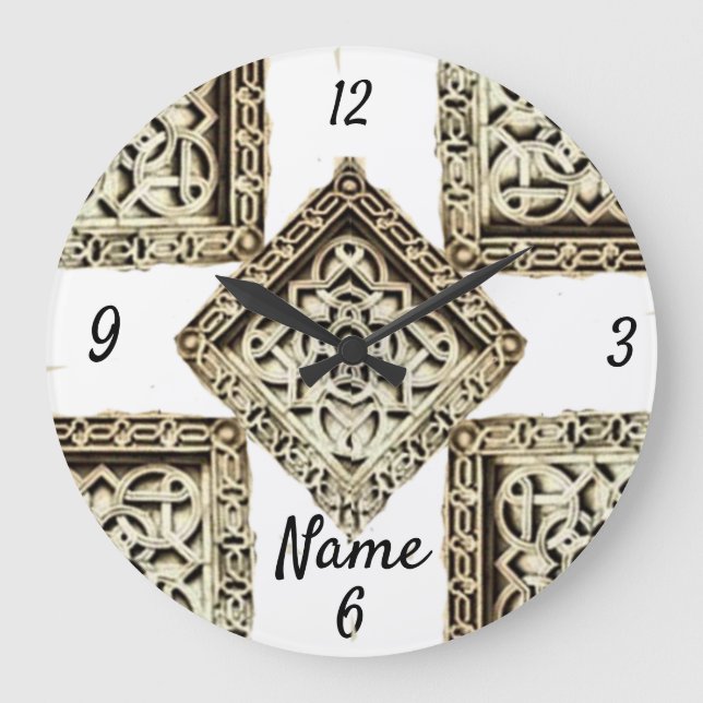 Islamic Temple Architecture Thunder_Cove Large Clock (Front)